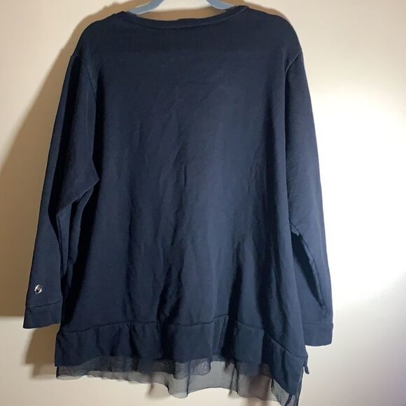 Torrid Black Pullover Sweater - Picture 2 of 5